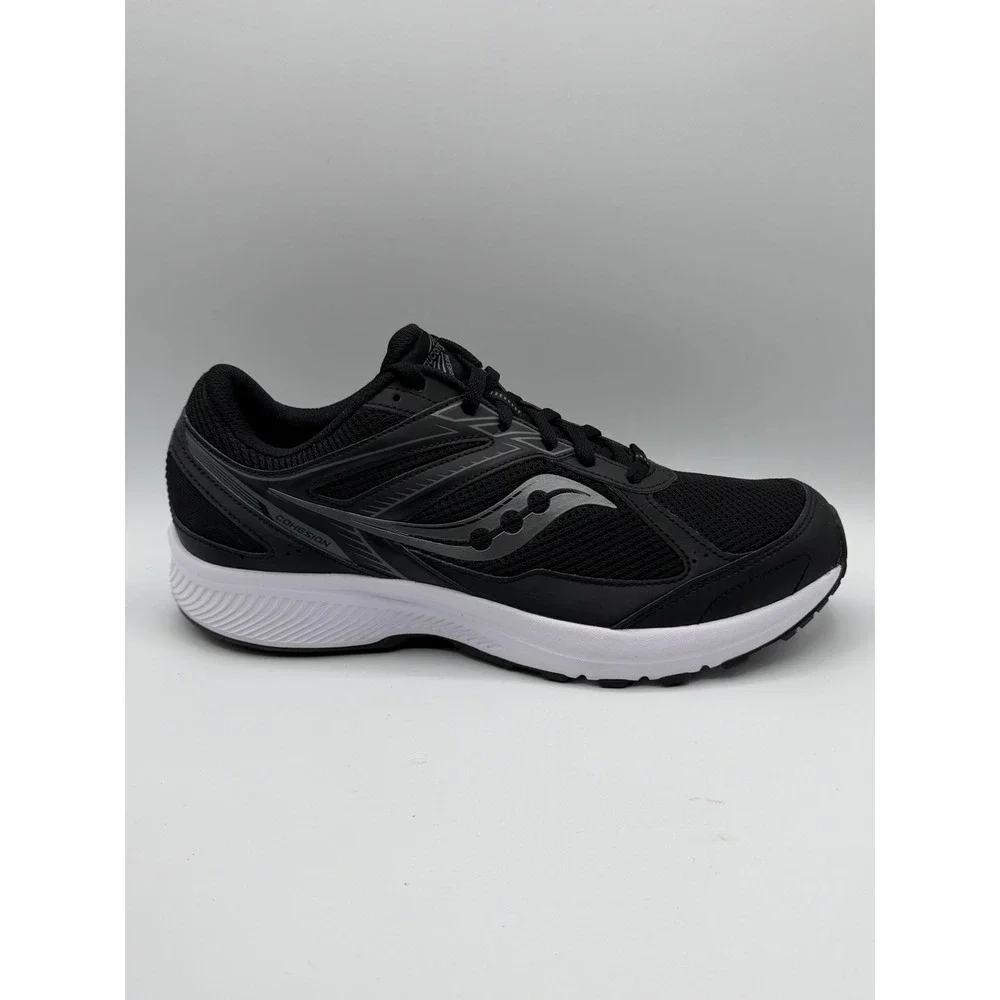 Saucony Cohesion 14 Men's Running Shoes S20629-1 Black White Sneakers Size 11 W‎